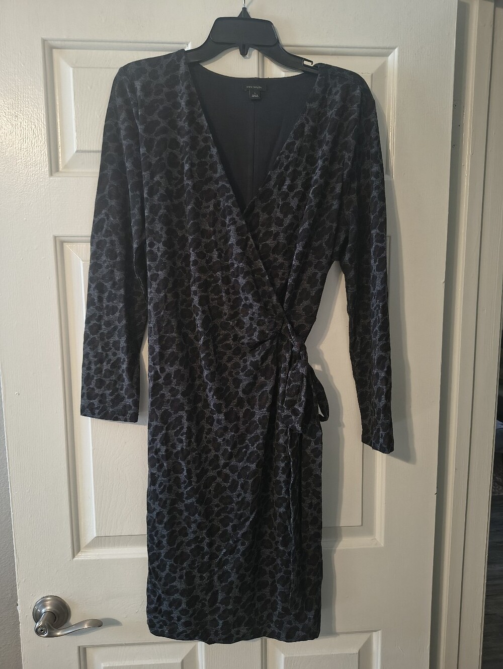 Ann Taylor Leopard Print Wrap Dress – Size L